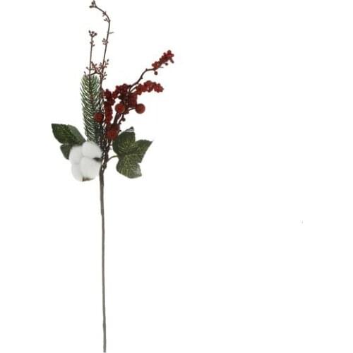 Artificial Red Fruit flower Branch decoration artificial flower искусственный цветок