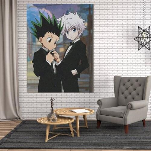 Killua Zoldyck Hunter x Hunter anime Canvas poster Painting wall Art decor Living room Bedroom Study Home Decoration Prints
