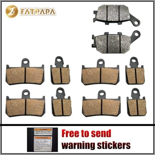 FL + FR + R Disc Brake Pads Set for YAMAHA 1300 XJR L/M/SP XJR1300 2000 1999-2001