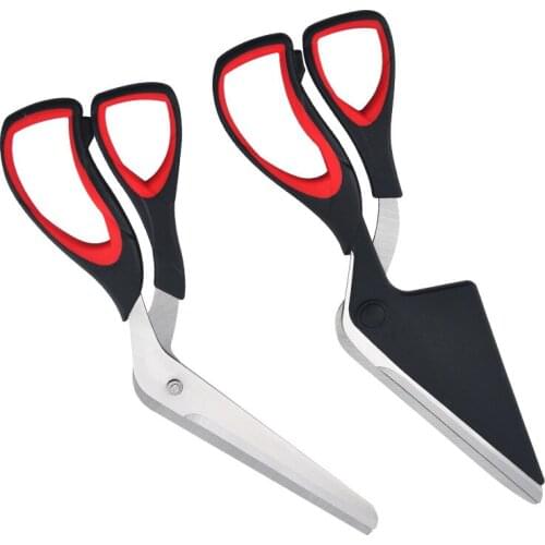Multifunctional Pizza Scissors Stainless Steel Scissor Cut Pizza Slicer Detachable Cutting Tools For Restaurant Kitchen