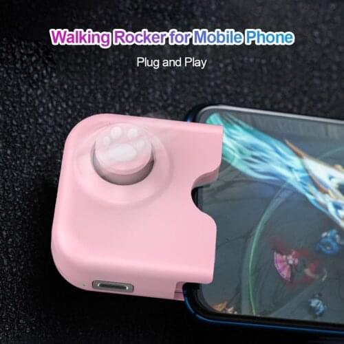 Mobile Game Controller with Charging Port for iPhone iPad Wireless Gaming Gamepad Power Pass Through Charging Pink Accessories