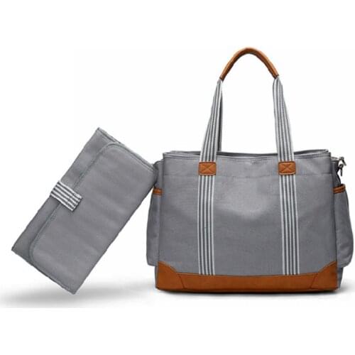 Large Capacity Mummy Nylon Tote Shoulder Handbag Baby Nappy Diaper Bag