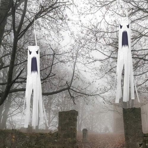 Ghost Wind Sock Chime Hanging Pendant Halloween Decoration Party Supplies Props