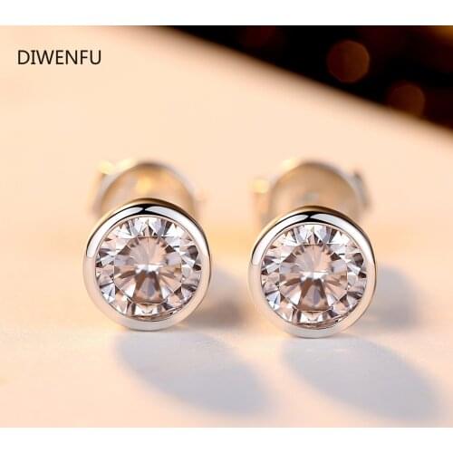 925 Silver Diamond Stud Earring for Women Bizuteria Aros Mujer Oreja Gemstone 925 Black Diamond Jewelry Garnet Earring for Girl