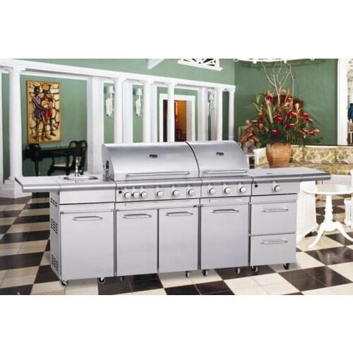 Supper quality ,outdoor gas BBQ grillCommercial&home gas BBQ grill,stainless steel 304 BBQ grill,Luxury BBQ grill,dont rust