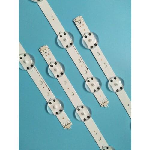 LED Backlight strip(4)For LG 49LJ614V 49UJ6525 49UJ6585 49UV340C 49UJ6565 49UJ651V 49UJ670V 49UJ701V V17 49 R1 L1 ART3 2862 2863