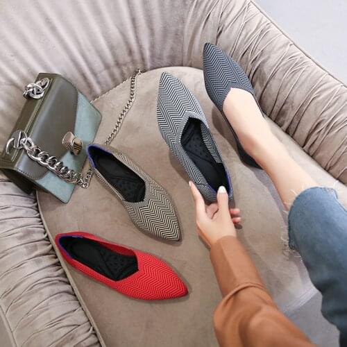 Womens Spring Shoes Flats Loafers Woven Flat Casual Shallow,Pointy Flats,Casual,Comfortable,Classic,Office Lady Flat Casual