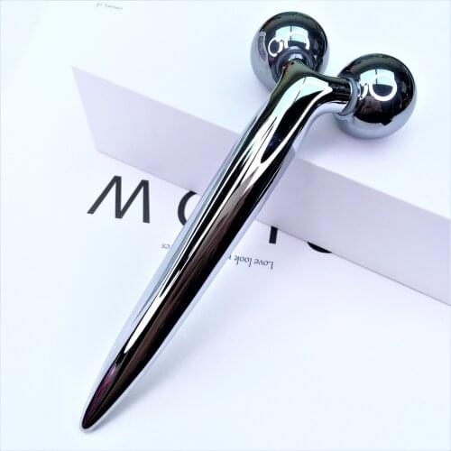 3D Roller Facial Massage Body Massager Natural Terahertz Energy Stone Roller for Face Lifting Slimming Skin Tightening&Firming