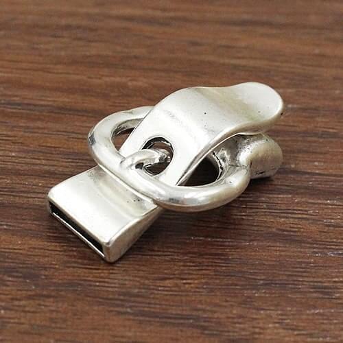 5sets/lot Antique Silver Magnetic Lobster Clasp Necklace Hook Fings bails for Bracelet Clasp 30x20mm Hole:approx 10x2mm (K04182)