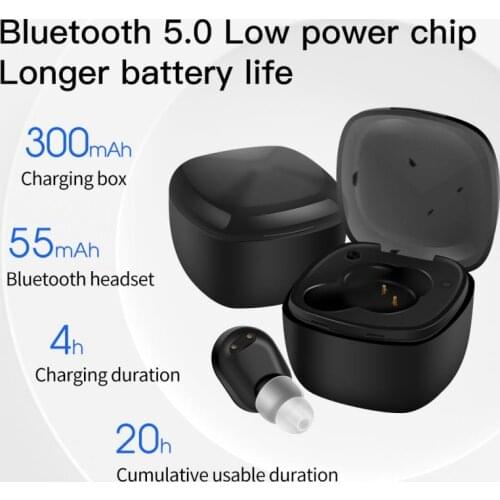 A7 Mini Single Ear Wireless Bluetooth V5.0 Headset CVC 6.0 Noise Reduction Sports Stereo Earphone fone de ouvido Bluetooth