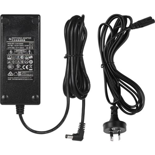 YONGNUO 12V 5A AC Power Adapter with AU Plug Wide Voltage 100-240V for YONGNUO YN600L Series YN300III YN600 Air LED Video Light