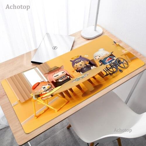 Anime Gawr Gura Kawaii Gaming Mouse Pad PC Gamer Mousepads Game Large Mouse Pad Cute Cartoon Mouse Pad Office Keyboards Desk Mat