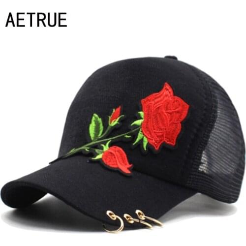 Women Baseball Cap Girls Snapback Caps Hats For Women Fashion 5 Panel Mesh Casquette Brand Bone Gorras Ring Flower Lady Sun Hat