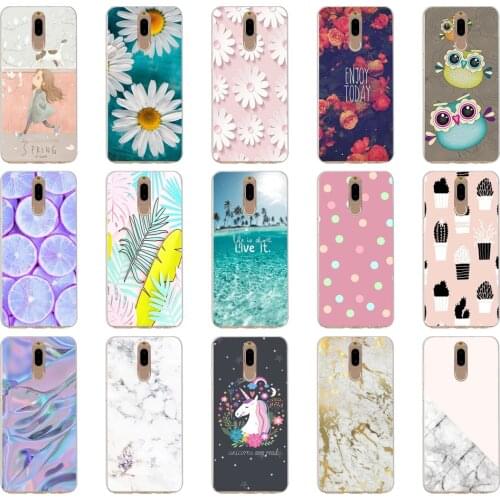 J Case Cover For Huawei nova 2i Soft Silicone TPU Cool Patterned Painting For Huawei nova2i Phone Cases