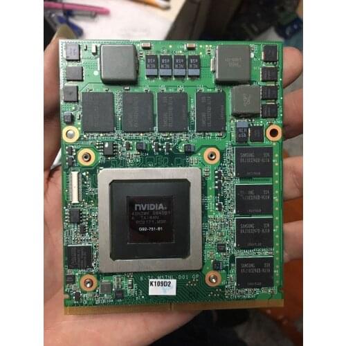 For Dell Alienware M17X M15X Notebook PC DDR3 1GB MXM 3 Graphics Video Card for nv idia GTX260M GTX 280M GTX285M Laptop