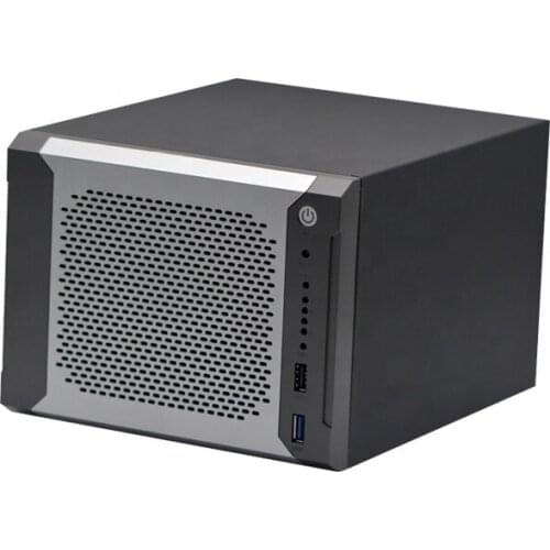 Dual lan system 4-bay ipfs mining 3.5" HDD hot swap cloud nas storage server case computer