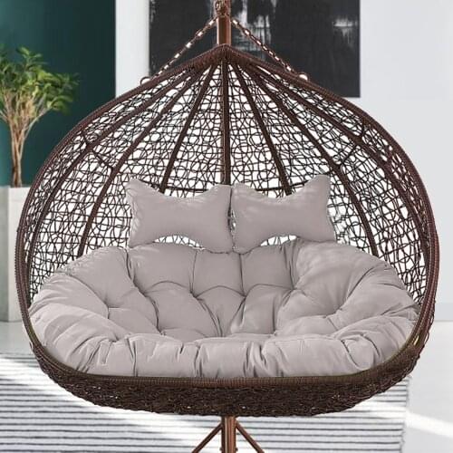 Double Swing Chair Cushion Hanging Basket Thick Pad Garden Indoor Outdoor Balcony Rocking Chair Seat Cushion