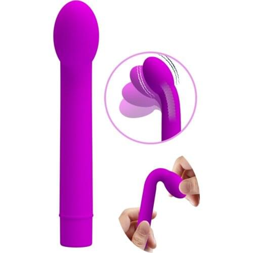G Spot Vibrator for Vagina Stimulation Soft Bendable Dildo Clitoral Vibrator 10 Vibrating Adult Sex Toys for Women and Couple