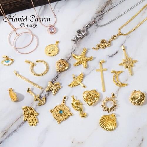 Haniel charm Jewelry Heart Pendants