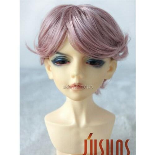JD075 1/3 BJD wigs SD Smooth Cut doll wigs 8-9inch synthetic mohair toy wig doll accessories