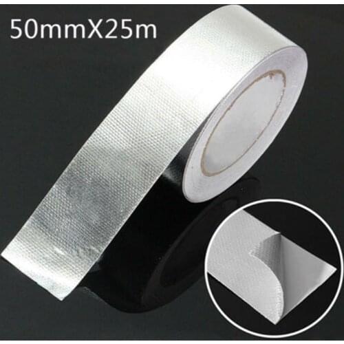 Adhesive Heat Shield Wrap Tape Auto Exhaust Pipe Reflective Replacement 1 Roll