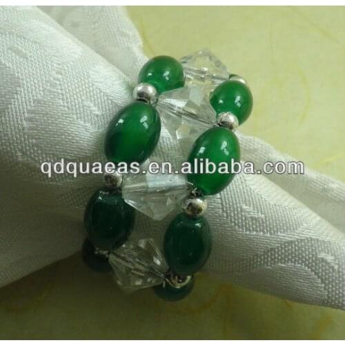 Napkin rings crystal material,acrylic napkin holder