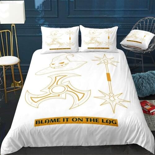 World warcraft Duvet Cover Twin/Queen/King Size Luxury Comforter Bedding Set With Pillowcase Home Bed Decora Dropshipping