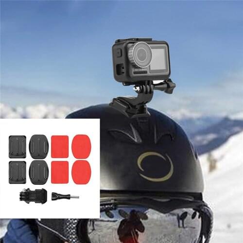 For GoPro hero 9 Helmet Sticking Fixed Base Curved base for Osmo Action Camera