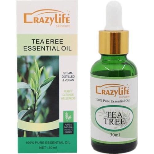 30ML Tea Tree Oil 100% Natural Pure Undiluted Uncut For Moisturizing Oil Essential N3O5