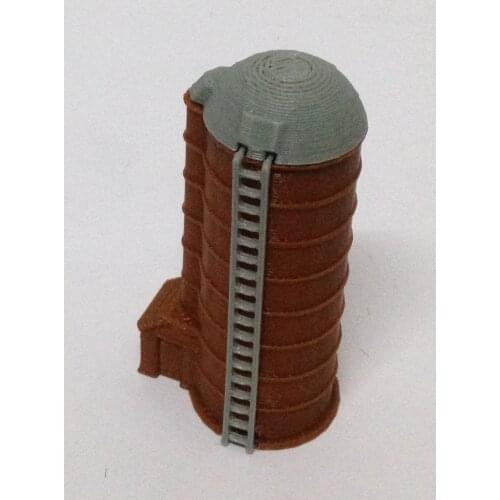 Outland Models Country Farm Grain Silo N Scale 1:160 Train Railway Layout