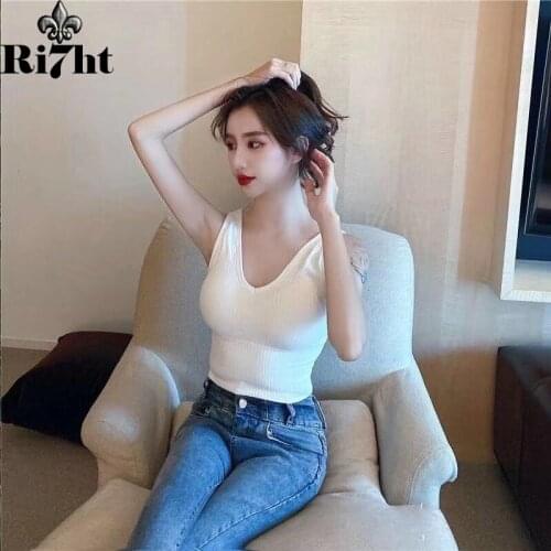 New Sexy Push UP Bra Woven Wrapped Top Underwear V-Tie Bra Pad Wireless Sports Bra 2021 Sleeveless