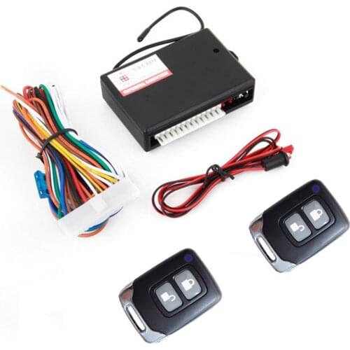 NEW Universal 12V Car Door Lock Vehicle Keyless Entry System Auto Remote Central Kit with Control Box Black