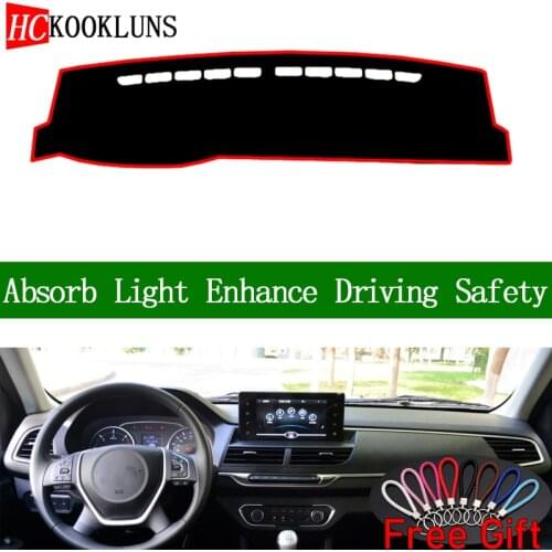 For great wall wingle 7 2018 Dashboard Cover Sun Shade Non-slip Dash Mat Pad Carpet Car Stickers Interior Accessories