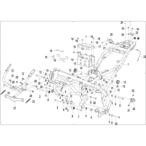 Frame page of Benelli 302G TNT 302R 300GS