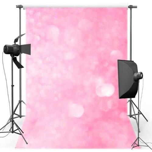 Pink Glitter Vinyl Photography Background Backdrops Light Sparkle New Fabric Flannel backgrounds for Wedding photo studio F371
