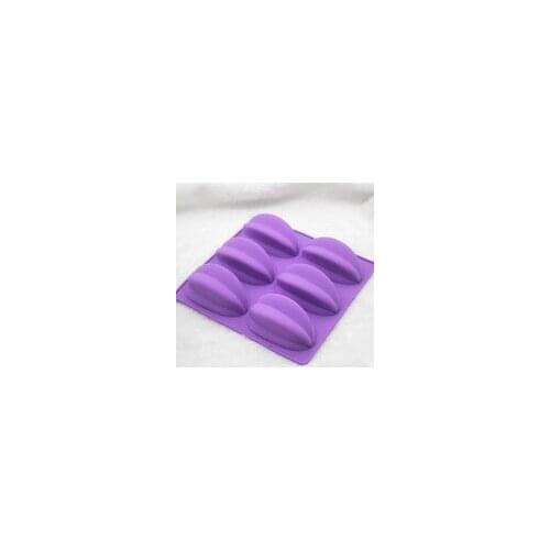 6 hole Carnation silicone Cake Mold soap mould baking tool