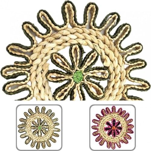 Straw Modern Heat Resistant Table Decor Cup Coaster Lightweight Bar Coaster Practical for Home