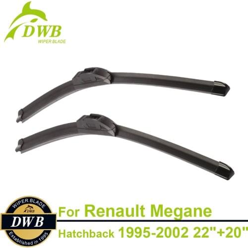 Wiper Blades for Renault Megane Hatchback 1995-2002 22"+20", 2pcs Free Shipping, Wipers for Car
