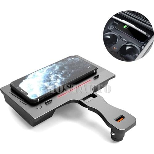 The Phone With QI Wireless Charging For BMW 3 Series G20 Wireless Car Charger Phone Charger Center Console 2018-2021