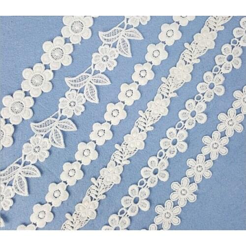 20Yards Venise Lace trim wedding DIY Crafted Sewing Polyester Lace Wholesale Appliaqued Fabric