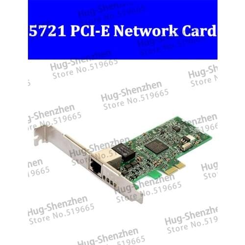 High quality BCM5721 network card PCI-E gigabit Server network card with free shipping