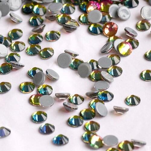 YANRUO 2058HF SS30 VM 288Pcs Iron On Hot Fix Rhinestones Flatback Hotfix Strass Crystal Stones For Clothes