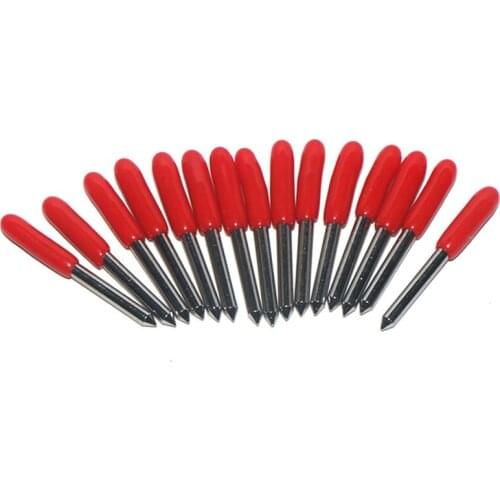 15Pcs 45 Degree For Roland Cutting Poltter Blade Durable Vinyl Tungsten Carbide Cutter Knife Blade Machine Tool