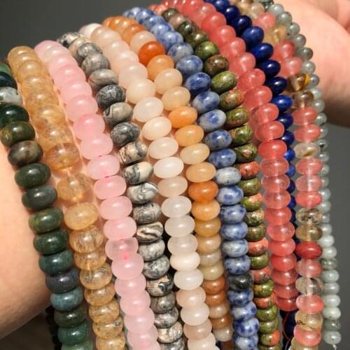 4 6 8mm Natural Pink Quartz Lapis Lazuli Labradorite Agates Loose Stone Beads For Jewelry Making DIY Bracelet Accessories15