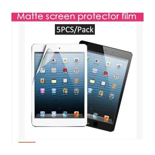 5PC/Pack cheap low price front matte screen protector for ipad 2 3 4 protetive film anti glare carton package & can check online