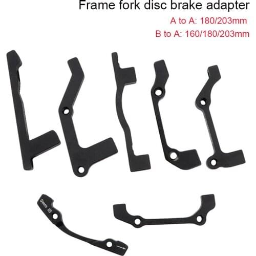 MTB Bike Disc Brake Adapter Converter Ultralight Bracket IS PM AB to PM A Disc Brake Mount Adapter for 160 180 203mm rotor