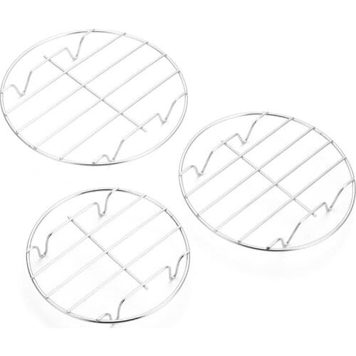 Air Fryer Accessories Stainless Steam Rack Cooking Stand For Fryer, Sturdy Corrosion-Resistant Safe Air Fryer Accessories