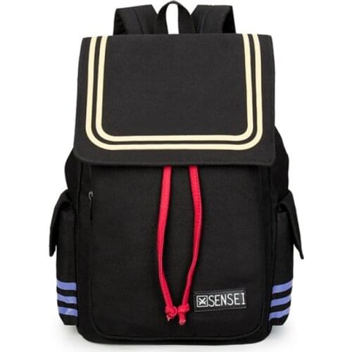 Anime Assassination Classroom Korosensei Cartoon Student Canvas School Bag Multifunctional Backpack Teen Outdoor Travel Backpack