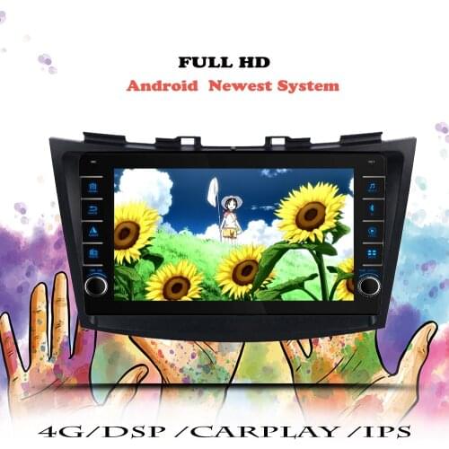 Car Radio For Suzuki Swift 2011 2012 2013 2014 2015 Android 10 Multimedia Player Carplay Navigation GPS 2 din DVD Tape Recorder