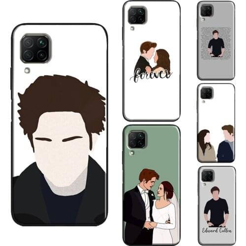 Twilight Edward Cullen Bella Case For Huawei P30 Pro P20 P40 P Smart 2021 2019 Nova 5T Honor 10 Lite 8A 8X 9X 10i Cover